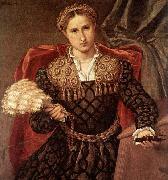 Lorenzo Lotto Portrait of Laura da Pola oil painting reproduction